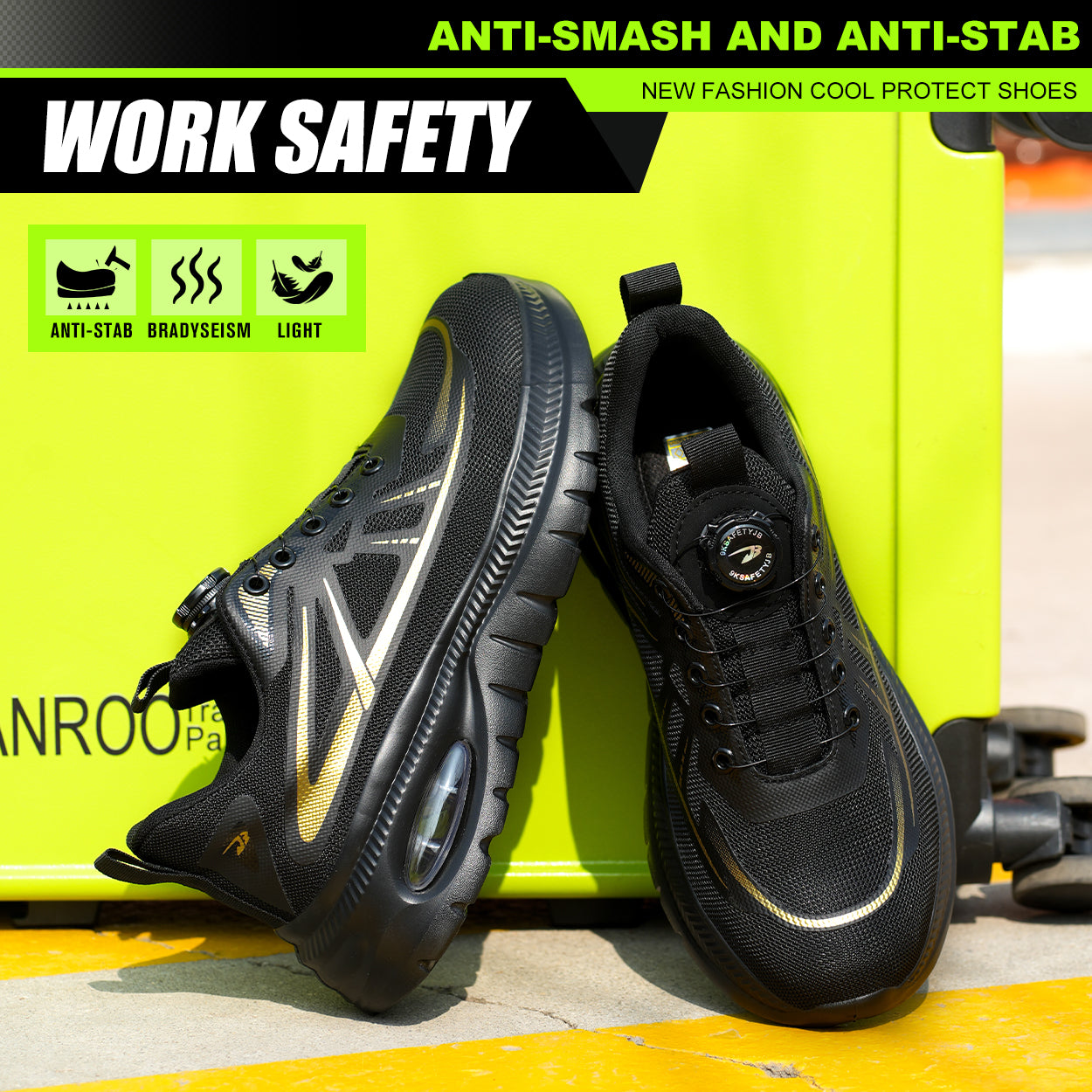 Rotating Buckle Sneaker Safety Shoes(JB-272)