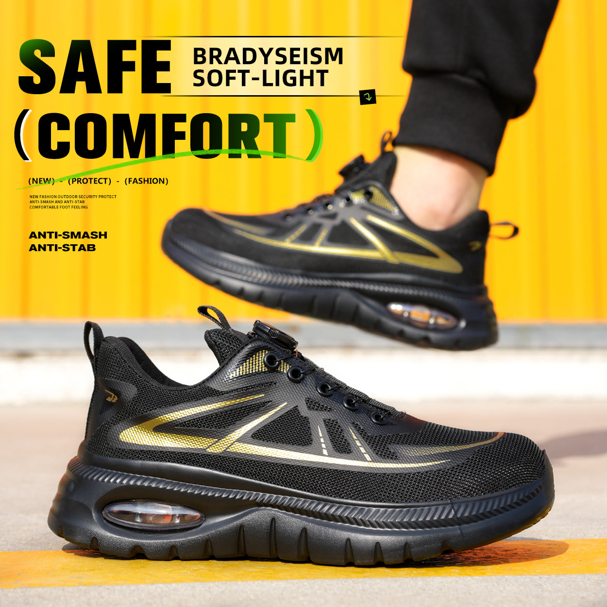 Rotating Buckle Sneaker Safety Shoes(JB-272)