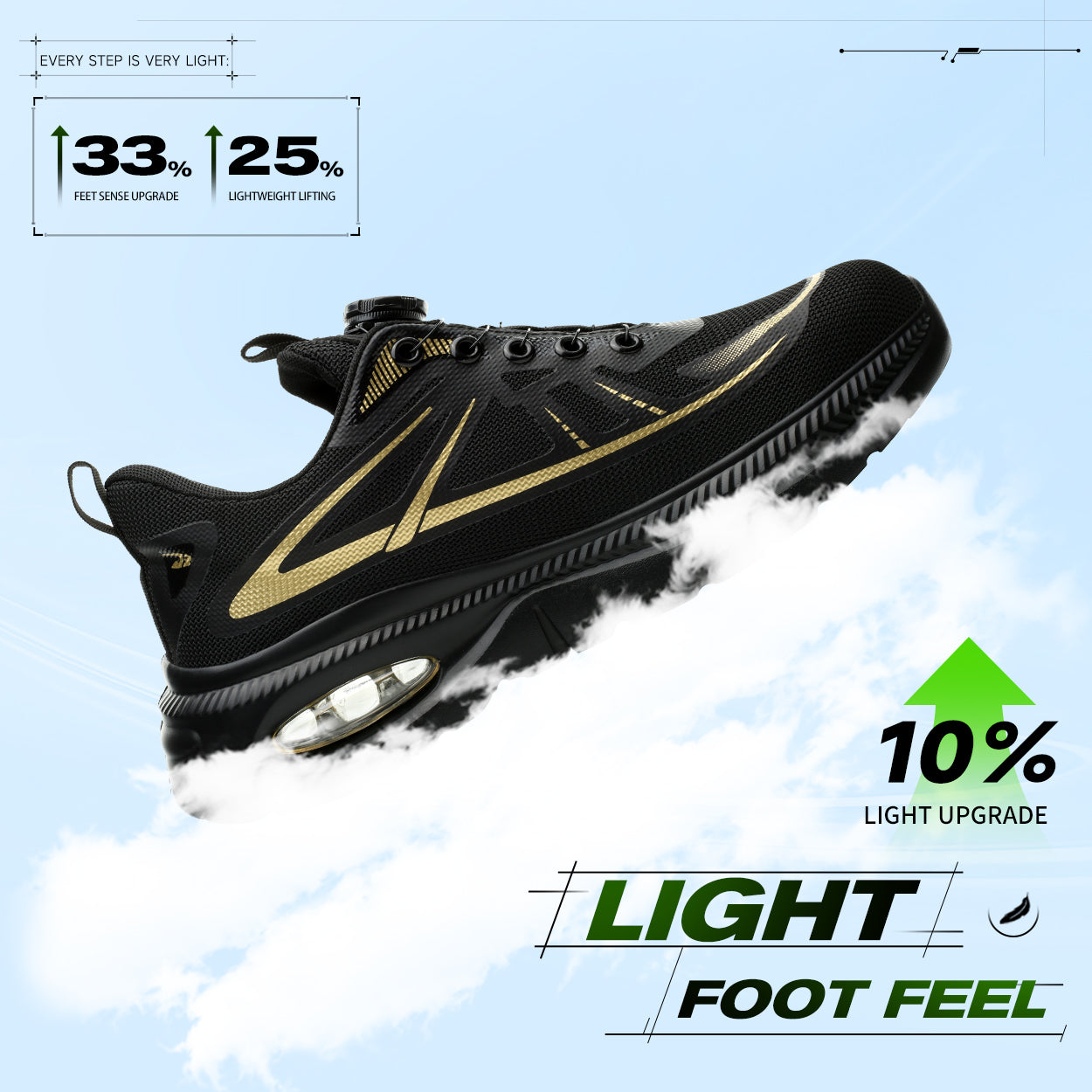 Rotating Buckle Sneaker Safety Shoes(JB-272)
