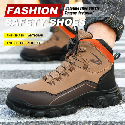 Rotating Buckle Mid-Ankle Safety Boots(JB-269）