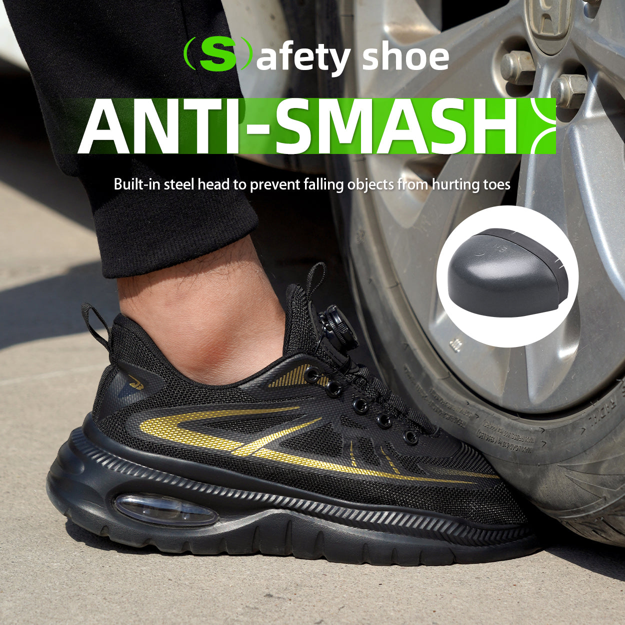 Rotating Buckle Sneaker Safety Shoes(JB-272)