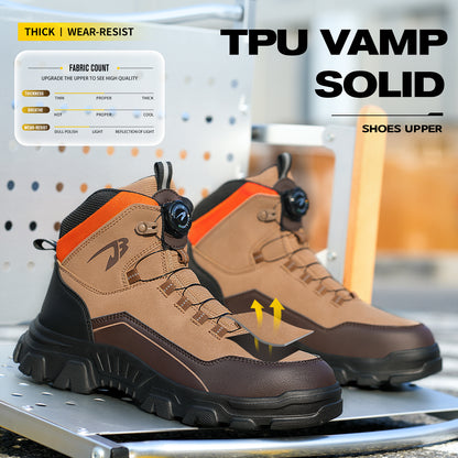 Rotating Buckle Mid-Ankle Safety Boots(JB-269）