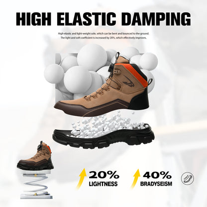 Rotating Buckle Mid-Ankle Safety Boots(JB-269）