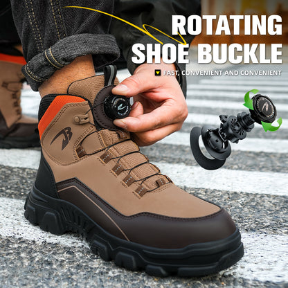 Rotating Buckle Mid-Ankle Safety Boots(JB-269）
