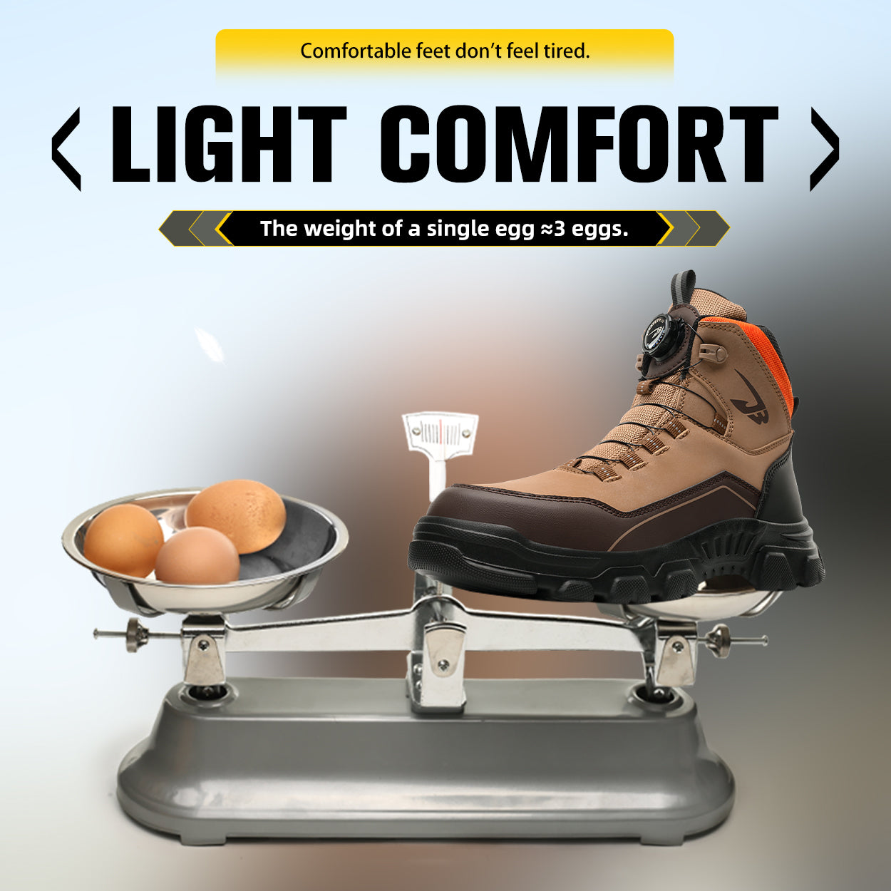 Rotating Buckle Mid-Ankle Safety Boots(JB-269）