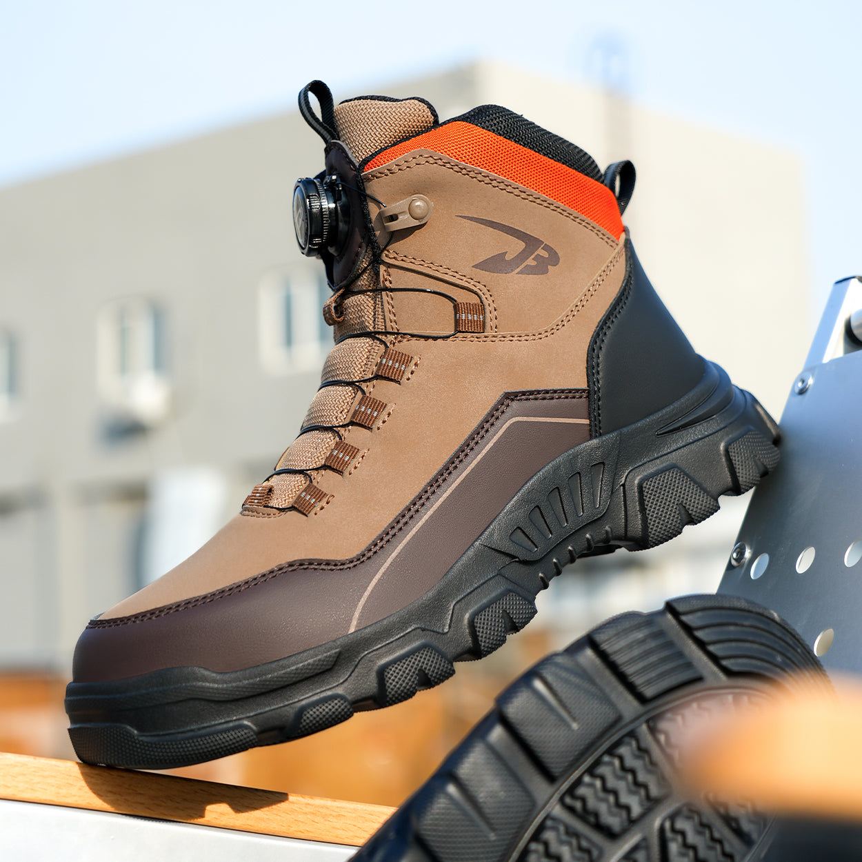 Rotating Buckle Mid-Ankle Safety Boots(JB-269）