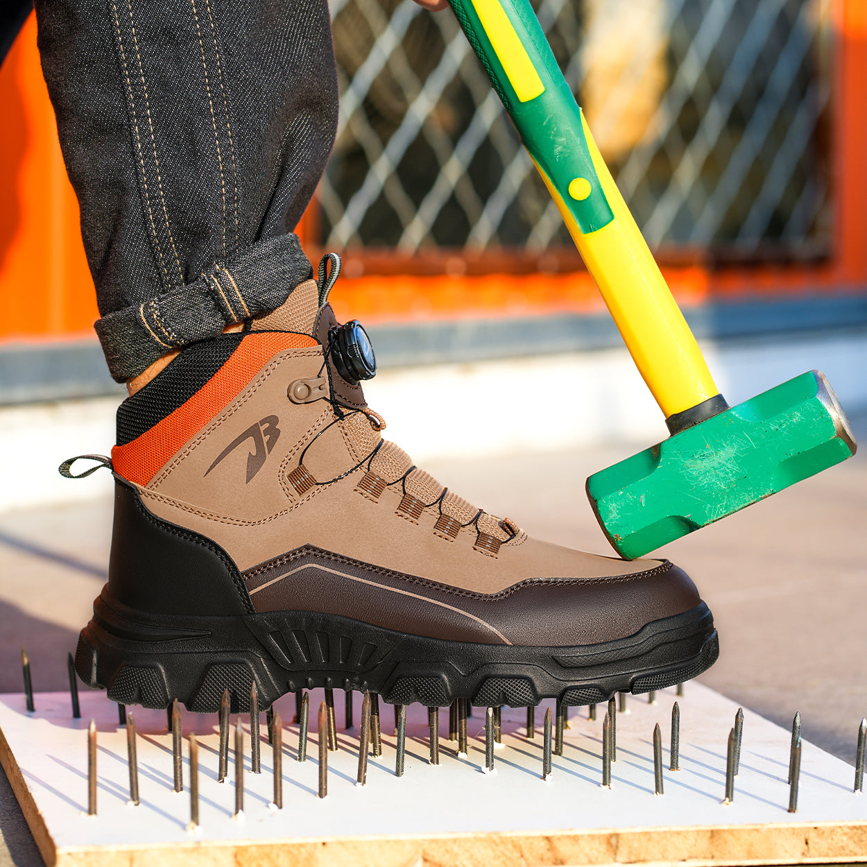 Rotating Buckle Mid-Ankle Safety Boots(JB-269）