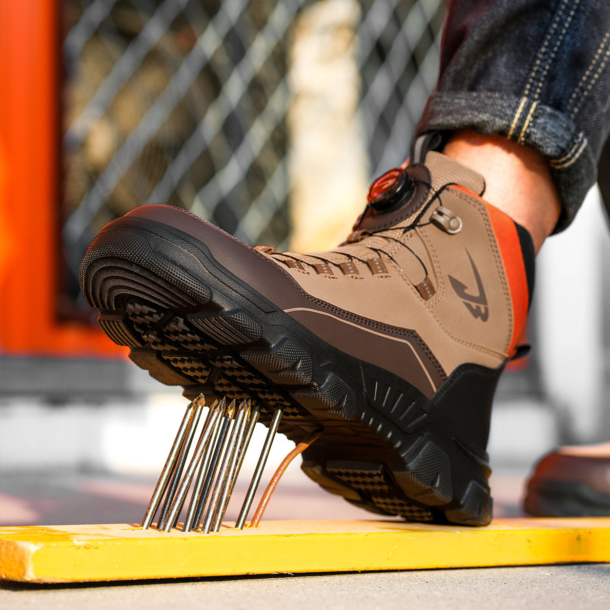 Rotating Buckle Mid-Ankle Safety Boots(JB-269）